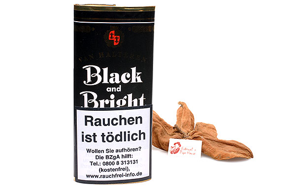 Van Halteren Black and Bright Pipe tobacco 40g Pouch